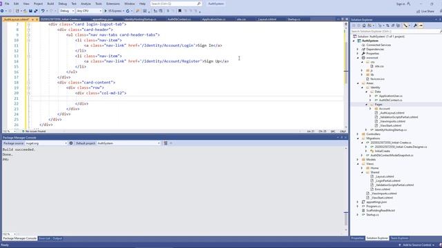 ASP.NET Core MVC Login and Registration using Identity смотреть онлайн