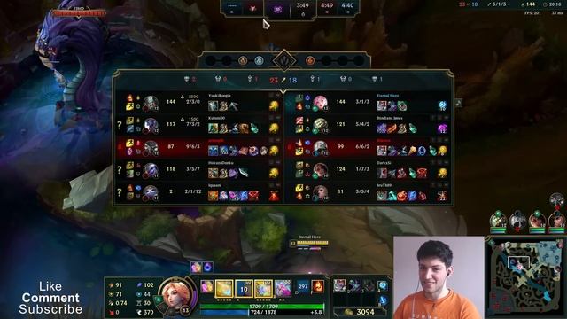S+ NEW AMAZING SERAPHINE TOP LANE ANTI TANK BUILD & RUNES | Prestige Ocean Song | League of Legends смотреть онлайн