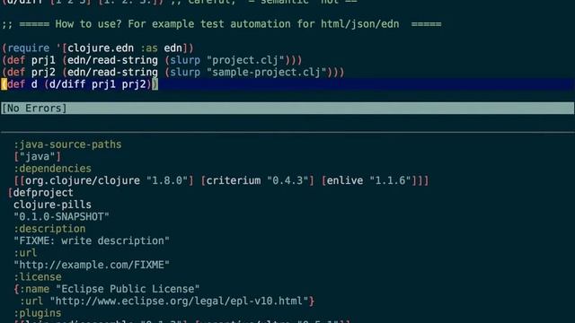 009 clojure.data/diff смотреть онлайн