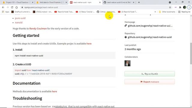 React Native For Beginner ReactNative101 Part64 Generate UniqueID For Document смотреть онлайн