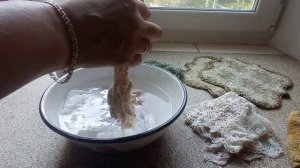 Как накрахмалить кружевные салфетки, скатерти ?