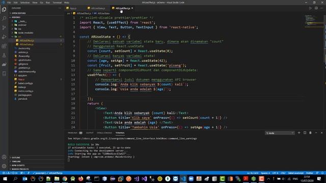 Memahami Hooks UseEffect pada React Native смотреть онлайн