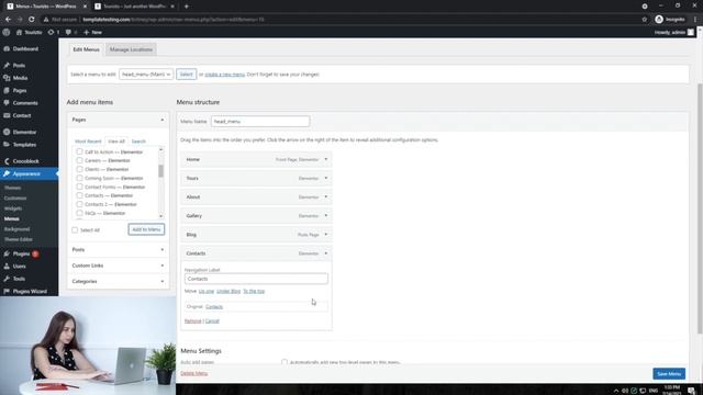 How To Add Pages To Navigation Menu On WordPress смотреть онлайн