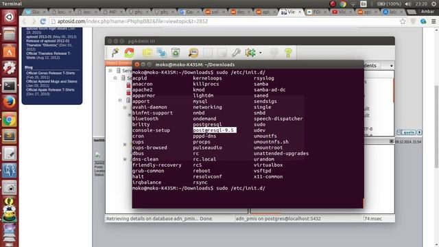 Pgadmin problem(delete database) - ERROR: database "test" is being accessed by other users (Ubuntu) смотреть онлайн