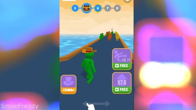НУБ против ПРО против ЧИТЕРА в Giant Rush смотреть онлайн