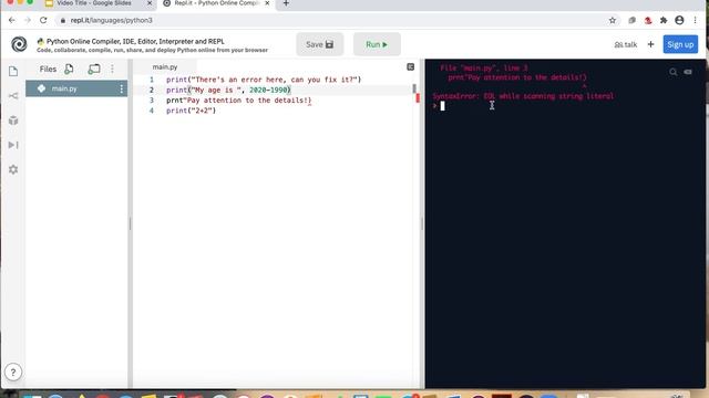 Code Detective (Python) смотреть онлайн