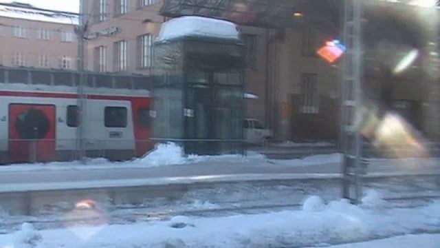 Trains At Helsinki Railway Station @ Finland