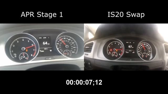 MK7 golf 1.8t APR Stage 1 VS IS20 swap + JB4 смотреть онлайн