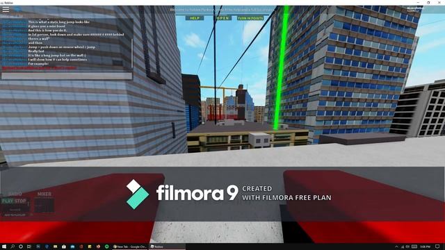 Roblox parkour - Static long jump tutorial смотреть онлайн