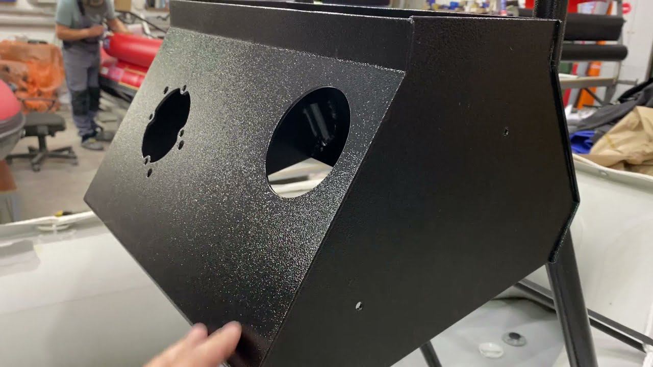 Универсальная рулевая консоль для лодок НДНД. смотреть онлайн