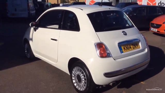 FIAT 500 TWINAIR LOUNGE WHITE 2014