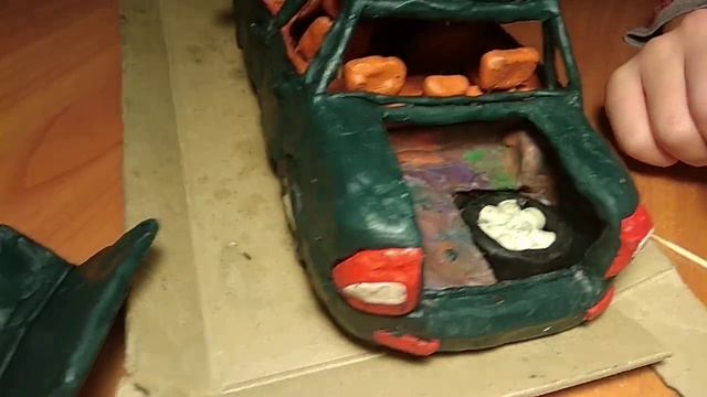 Обзор моей машины из пластилина LADA приора (ВАЗ 2170) смотреть онлайн