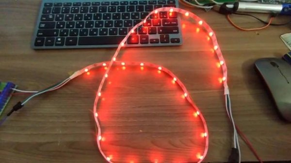 FL prog & Arduino, гирлянда на адресной ленте ws2812
