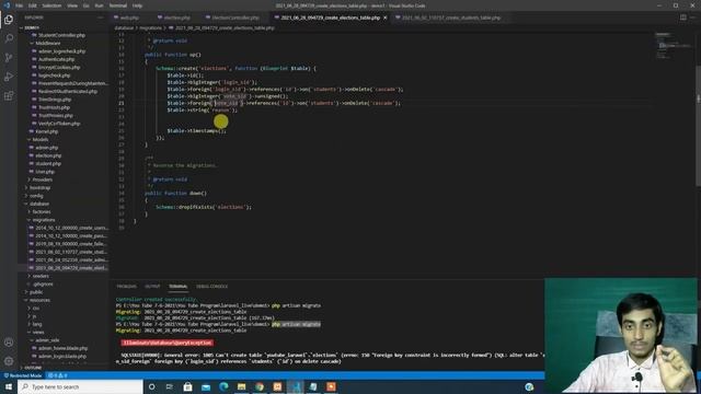 errno 150 Foreign key constraint is incorrectly formed Laravel Foreign key Error смотреть онлайн