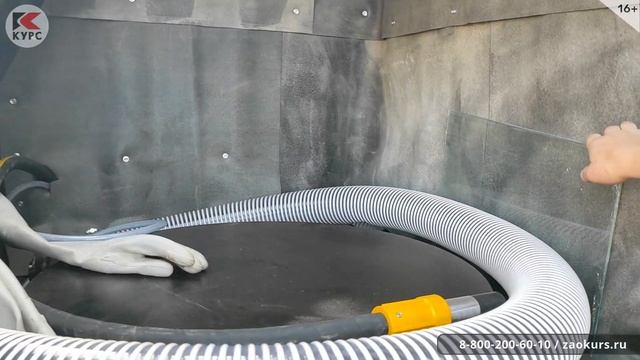 Пескоструйная камера + фильтр и рекуператор + компрессор смотреть онлайн