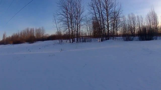 Катание на мотосноуборде. Окрестности В. Новгорода. Ч.2. смотреть онлайн