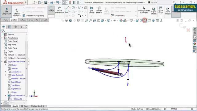 SolidWorks FL Tutorial #282 _ PC Fan with flow simulation analysis смотреть онлайн