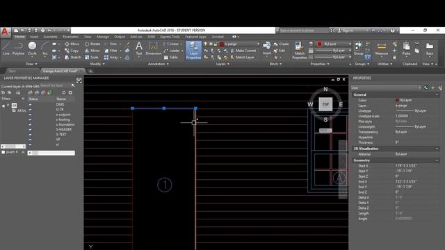 Garage AutoCAD ELEVATION ANNOTATIONS DH WINDOW смотреть онлайн