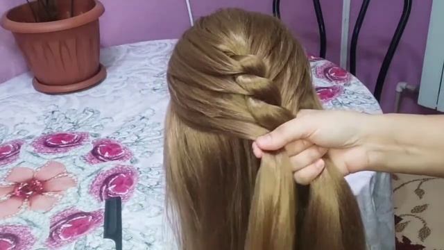Коса из двух прядей/КОСА ЖГУТ смотреть онлайн