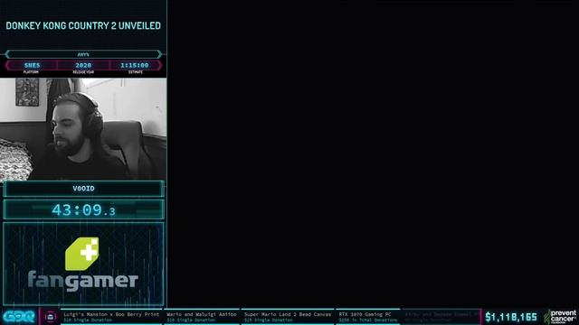 Donkey Kong Country 2 Unveiled by V0oid in 1:06:50 - Awesome Games Done Quick 2021 Online смотреть онлайн
