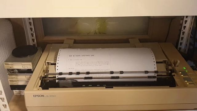 EPSON LQ-1050 DOT MATRIX PRINTER SOUND смотреть онлайн