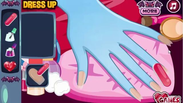 Monster High Games- Monster Nail Spa- Fun Online Salon Games for Girls Kids Teens смотреть онлайн