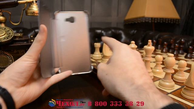 Фирменный оригинальный чехол-книжка Samsung Galaxy A9 2016 A900F /A9000 смотреть онлайн