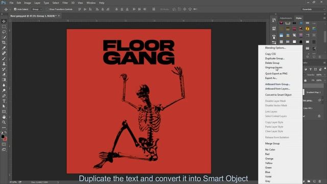 Acid Effect and Rave Graphics Tutorial in Adobe Photoshop смотреть онлайн