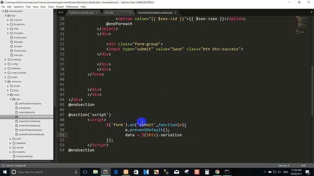 Laravel 5.5 advance validation ajax query part 7 смотреть онлайн