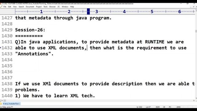 Java||class -26||XML vs Annotations||Java Tutorial for Beginners - in Telugu and English смотреть онлайн