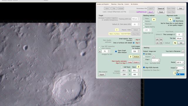 AstroSurface Tutorial: Lunar Image Processing (Autostakkert, Registax, and Photoshop replacement) смотреть онлайн