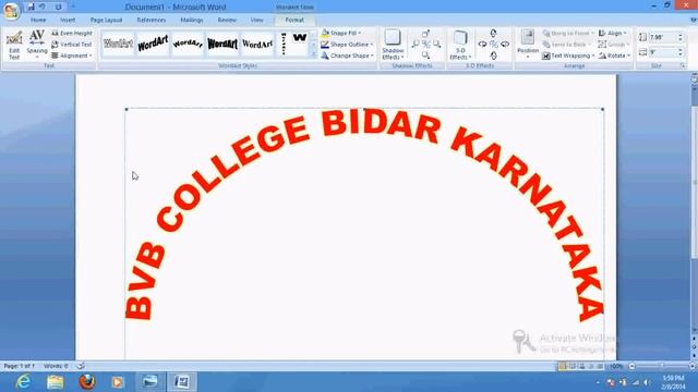 how to write curved text in word and in photoshop смотреть онлайн