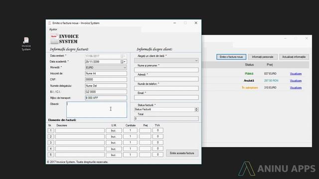 Project - Invoice System - Windows Application (php, VisualBasic) смотреть онлайн