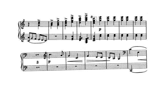 Borodin: Tarantella in D major for piano 4 hands (with Score) смотреть онлайн