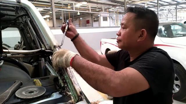 PAJERO 2020 Model,Big car accident, Repair by: Cesar Betorio #108 смотреть онлайн