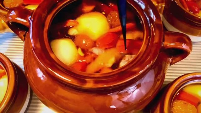 Easy Soup Recipes Clay Pot Soup “Piti” , Азербайджанский суп «Пити» в горшочках. Полезная еда