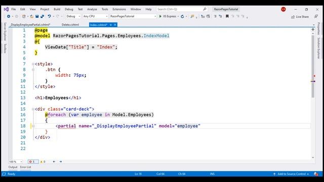 Partial views in asp net core смотреть онлайн