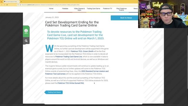 After 12 Years, the Pokémon Trading Card Game Online is officially shutting down. смотреть онлайн