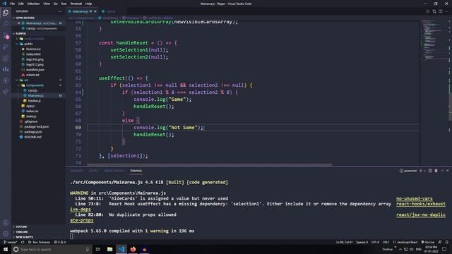 6. Making Cards Visible and Invisible | React Card Flipping Memory Game | Parenthesis смотреть онлайн