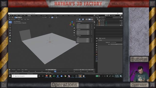 Animating With Drivers and Custom Properties in Blender | Nathan's 3D Factory смотреть онлайн