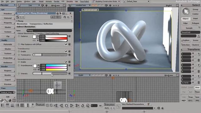 Softimage Render Tree Reference Library Illumination Node - Translucency attributes... смотреть онлайн