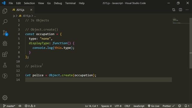 JavaScript - ES6 #19 | Object.create() in 2 minutes with example | Tharun Shiv смотреть онлайн