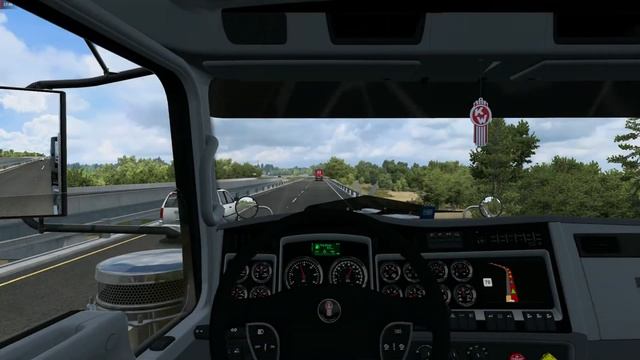 Oklahoma | American Truck Simulator | W900 Tuning Pack | Hauling Over 40,000 lbs Across States смотреть онлайн