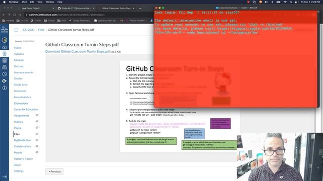 GitHub Classroom Process смотреть онлайн