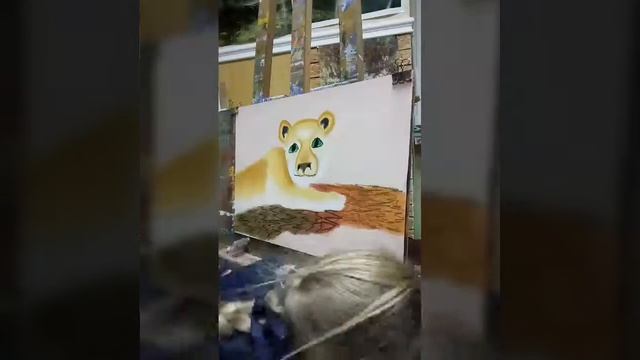 Уроки рисования для детей. Как нарисовать леопарда. смотреть онлайн