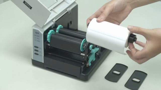 Postek Q8 Barcode Printer - Setup and Print смотреть онлайн