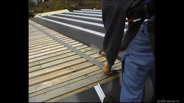 Монтаж фальцевой кровли смотреть онлайн