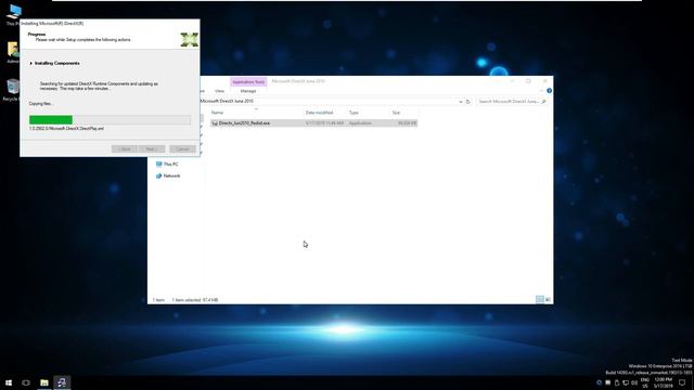 Download Microsoft DirectX Redistributable June 2010 Auto Installation смотреть онлайн