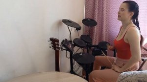Тренировка ритмов на барабане с пуш пулом