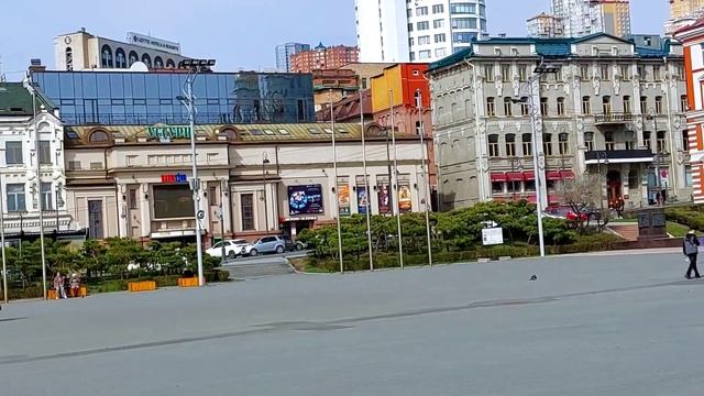 Владивосток/Площадь города/виды на историческую часть/ смотреть онлайн